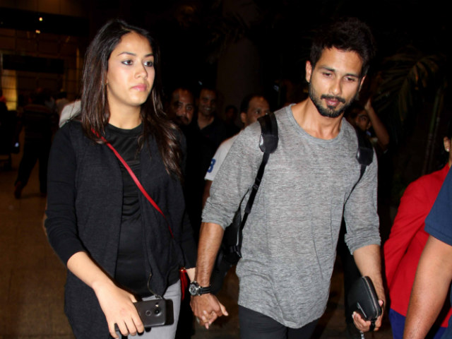 Shahid Kapoor and Mira Fly Home From Babymoon in Maldives