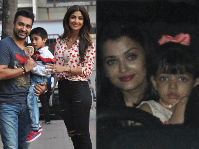 A Family Pack Photo: Aishwarya-Aaradhya at Shilpa's Son Viaan's Birthday