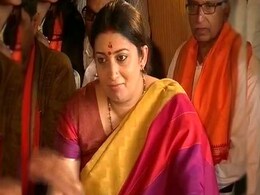 '<i>Bharat Mata Ki Jai</i>' Doesn't Make Me Saffron Demon: Smriti Irani To NDTV '<i>Bharat Mata Ki Jai</i>' Doesn't Make Me Saffron Demon: Smriti Irani To NDTV