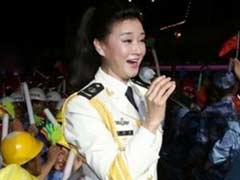 China Military Singer Performs On South China Sea Island