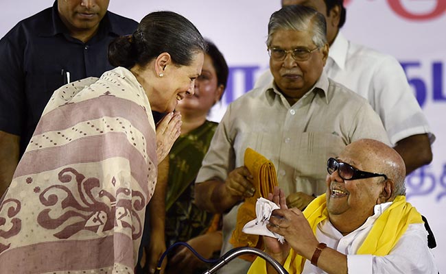 Ahead Of Presidential Poll, Sonia Gandhi's Birthday Wishes To Karunanidhi