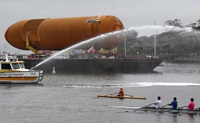 'ET Comes Home' For NASA Fuel Tank's Ride To Los Angeles Site