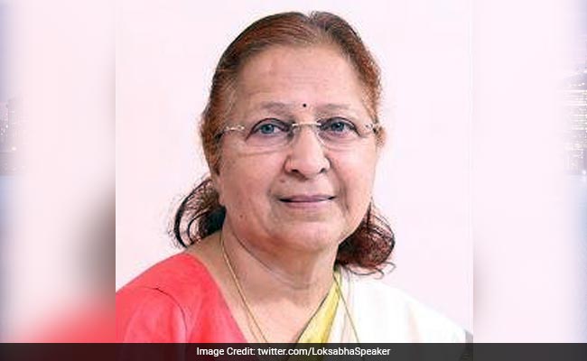 Emotional Sumitra Mahajan Remembers Somnath Chatterjee
