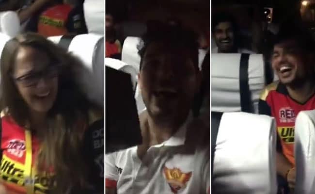 Yuvraj's Video Shows How Team Sunrisers Celebrated Their Big IPL Win