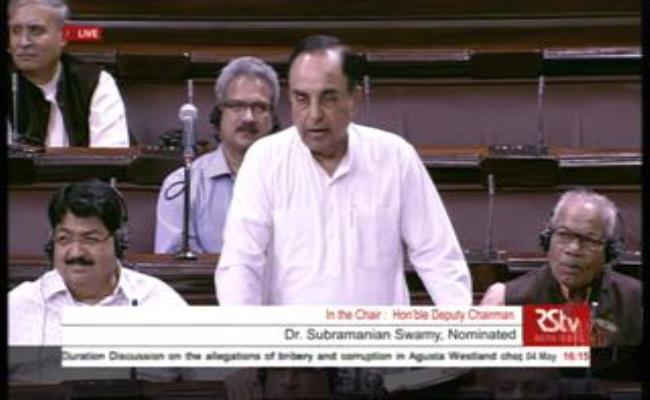 अगस्ता मामला: वह कौन सी ताकत थी जिसने एके एंटनी को मजबूर किया : स्वामी