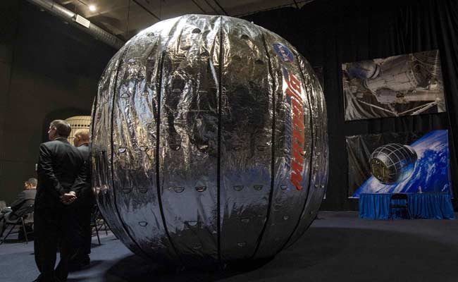 Prototype Space Station Module Inflated On NASA's Second Try