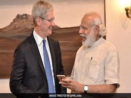 PM Modi Meets Apple Chief Tim Cook, Launch Updated 'Modi App' PM Modi Meets Apple Chief Tim Cook, Launch Updated 'Modi App'