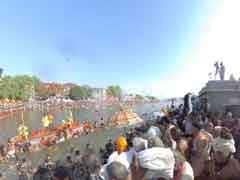 360 Degree View: The Shahi Snan At Kumbha Mela In Ujjain