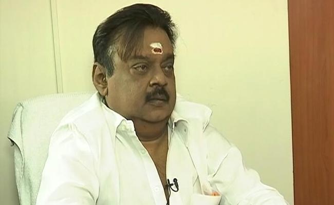 Vijayakanth's DMDK In Danger Of Losing State Party Status