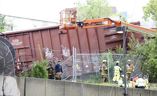 Derailed Train Near Washington Leaks Hazardous Material