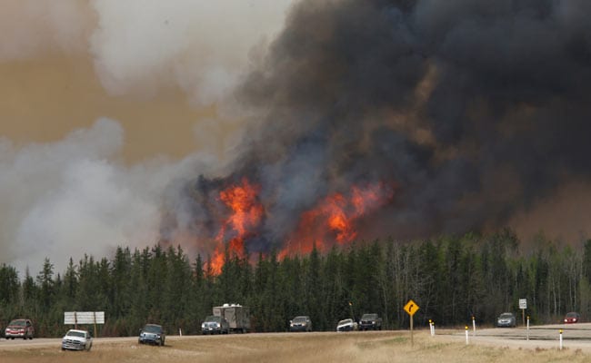 Security, Traffic Cameras Record Chilling Advance Of Canada Wildfire
