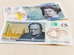 Bank Of England Unveils New Plastic Winston Churchill 5 Pound Note