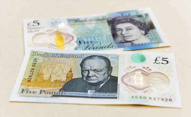 Bank Of England Unveils New Plastic Winston Churchill 5 Pound Note