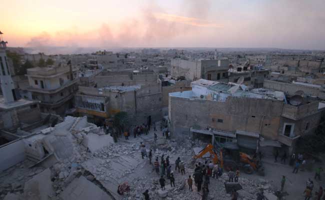 Syrian And Russian Aircraft Step Up Bombing Of Aleppo City: Reports