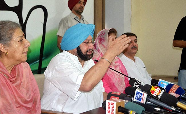 Congress Workers Being 'Harassed' By Punjab Cops, Claims Amarinder Singh