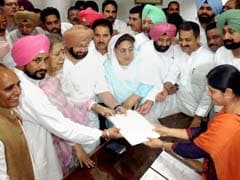 Congress Occupies Punjab Assembly To Protest Against State Government