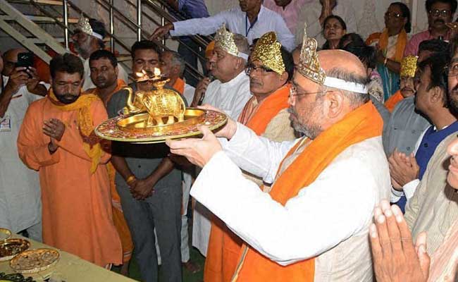 Amit Shah Says Blessings Of Seers Behind BJP's Victory In 2014 Elections