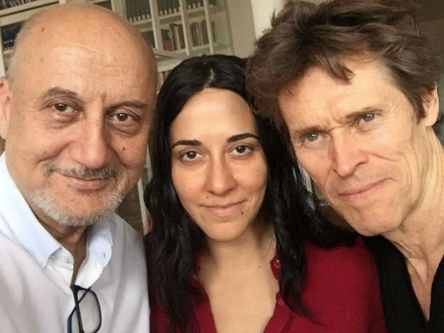 Willem Dafoe Congratulates Anupam Kher on 500th Film