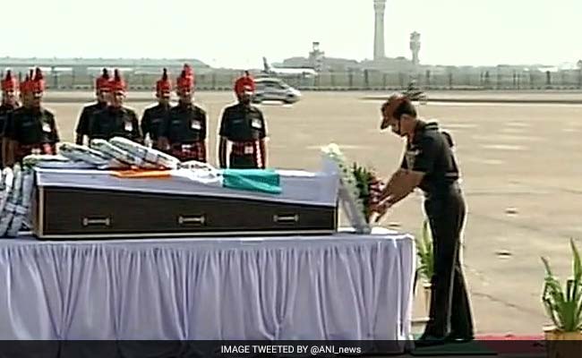 Army Pays Tributes To Jawan Killed In Operation Near Line Of Control