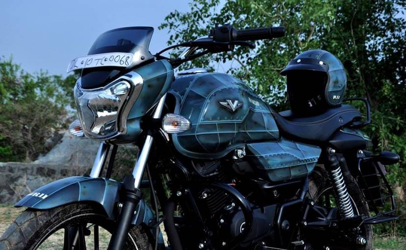 This Custom Made Bajaj V15 By Eimor Looks Battle Ready Carandbike
