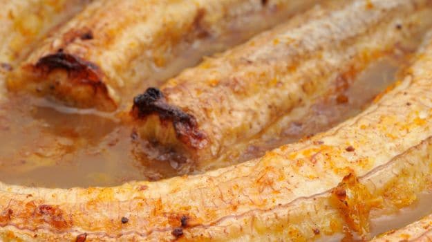 Baked Banana Suzette