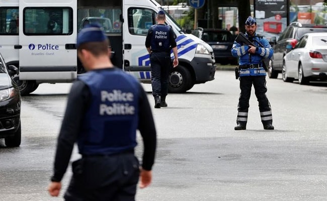 Brussels Belgium 19Th June 2020 Belgian Police Officers