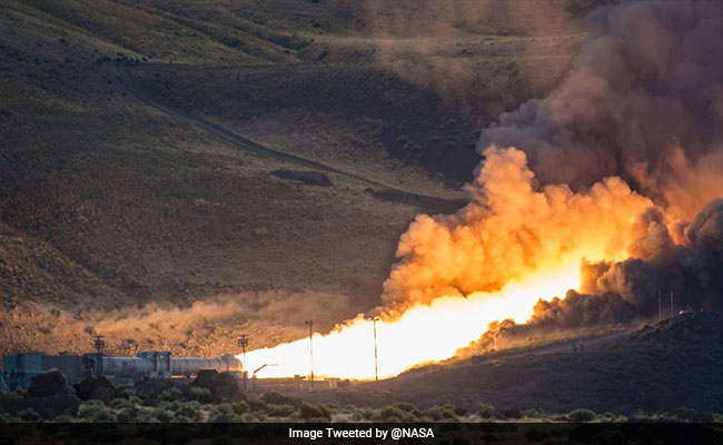 NASA Tests Booster For Most Powerful Rocket For Space Mission