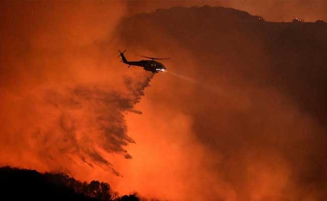 Brush Fire Veers Away From Southern California Enclave