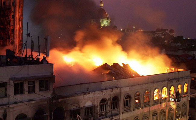 Huge Fire In Building On Colaba Causeway In South Mumbai