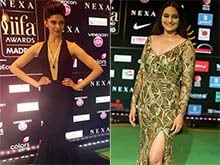 <I>Fashion Ka Jalwa</i>: Deepika, Sonakshi, Bipasha on IIFA Green Carpet