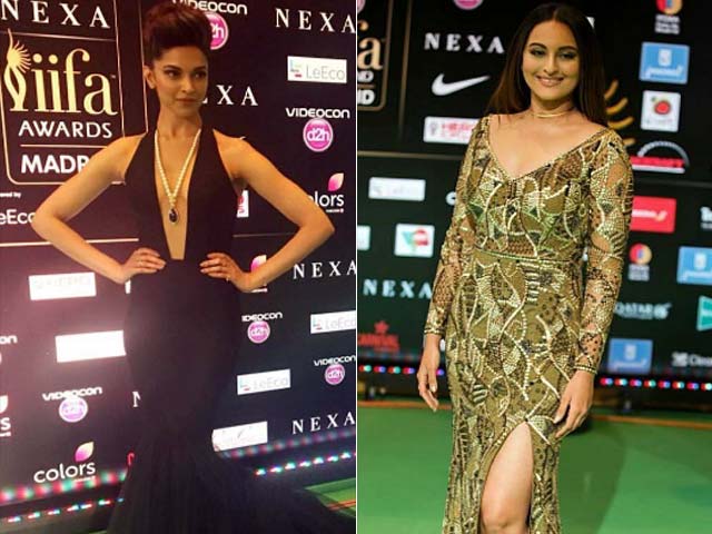 Fashion Ka Jalwa: Deepika, Sonakshi, Bipasha on IIFA Green Carpet