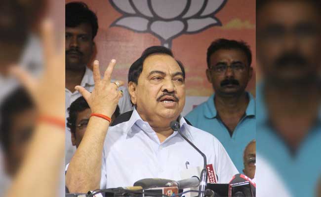 Eknath Khadse Says He Resigned To Uphold Moral Values, Alleges Media Trial