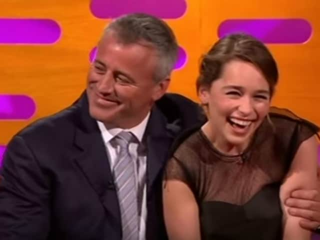 Matt LeBlanc Said 'How You Doin?' This is How Much Emilia Clarke Blushed