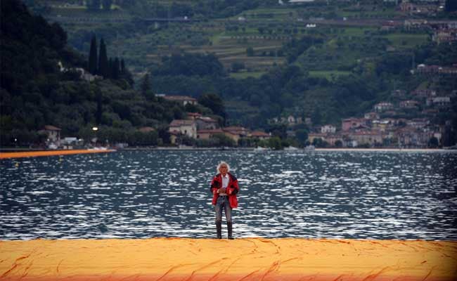 Artist Christo's Hugely Popular Floating Orange Walkway Closes