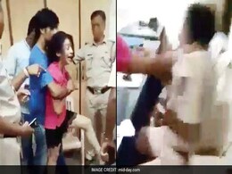 Caught On Camera! Drunk Woman Assaults Cops, Ransacks Police Station Caught On Camera! Drunk Woman Assaults Cops, Ransacks Police Station