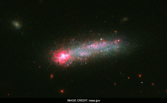 Hubble Captures Fireworks In 'Skyrocket' Galaxy