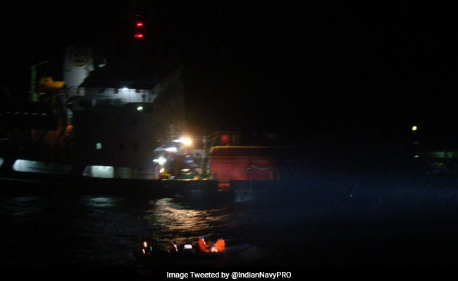 Indian Navy, Coast Guard Assist Merchant Navy Ship Off Goa Coast
