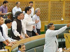 BJP, National Conference Members Clash In Jammu And Kashmir Assembly