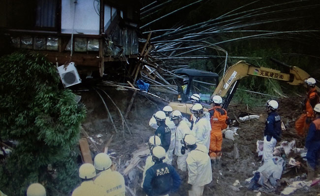 At Least Three Dead In Japan Landslides, Floods