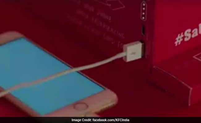 KFC India Is Giving Out Boxes Of Chicken That Charge Your Phone