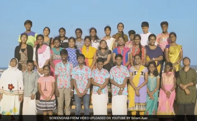 Chennai Children Singing Rahman, We Are The World Will Make Your Day