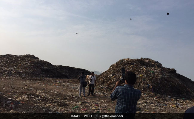 On World Environment Day, Kiran Bedi Joins Civic Workers To Remove Garbage