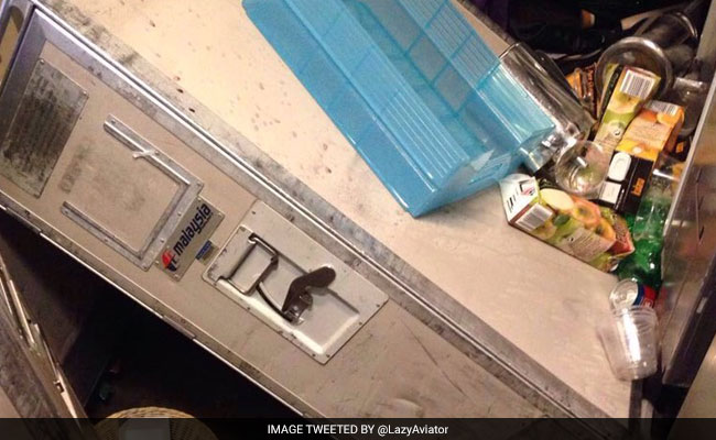 On Flight From London, Pics Show Meal Carts Tossed Over, Debris In Cabin