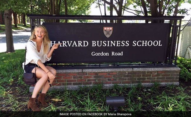 Maria Sharapova Is Spending Part Of Her Suspension At Harvard Business School