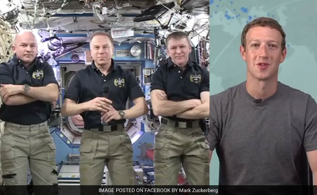 Mark Zuckerberg Streams Live Chat With Men In Space