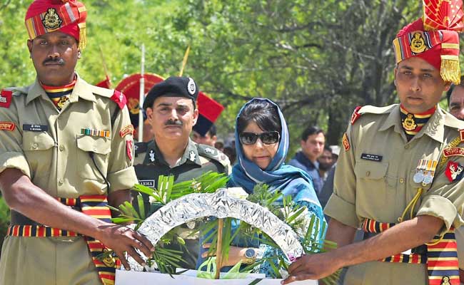 Mehbooba Mufti Pays Homage To Killed BSF Jawans, Slams Terror Attacks