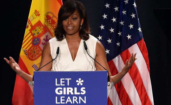 US First Lady Urges Spanish Women To Promote Girls' Learning