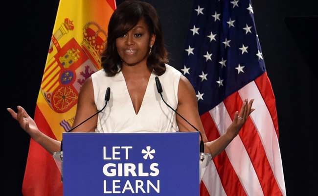 US First Lady Urges Spanish Women To Promote Girls' Learning