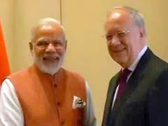 PM Narendra Modi Meets Swiss President Johann Schneider-Ammann In Geneva