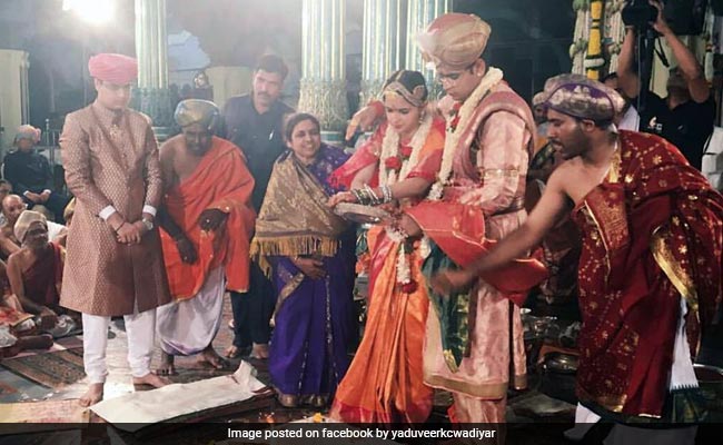 At Mysuru Royal Wedding, Boston-Educated Prince Marries Rajasthani Princess